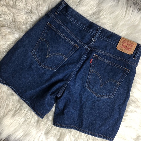 Vintage Levi’s High Waisted Denim Shorts size 14 - Picture 5 of 5